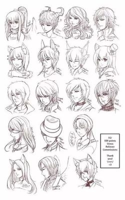 超齊全動漫人物發型設計手繪畫法 從基礎到風格化，輕松繪制個性頭像